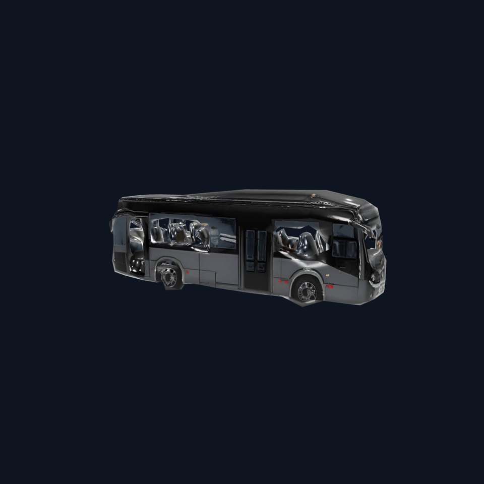 Black City Bus model pack